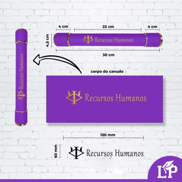 Imagem de Canudo de formatura personalizado Recursos Humanos