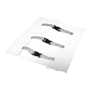 Imagem de Qudai Cadeira dental Tapete Almofada Almofada Do Pé Dental Unidade de Assento À Prova de Poeira Tampa De Plástico Protetor Claro Com Elastic Bands Clinic Abastecimento BD