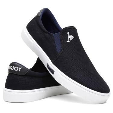 Imagem de Sapatênis Tênis Slip-On Masculino Polo Joy Calce Fácil Preto
