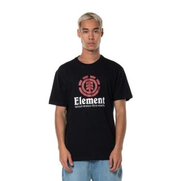 Imagem de Camiseta Element Vertical Preta - Masculino