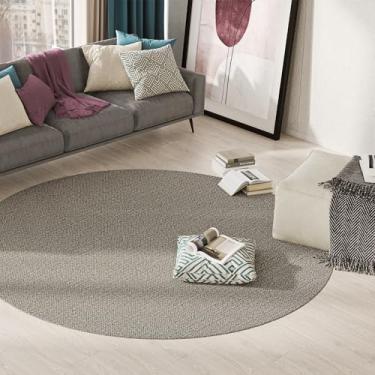 Imagem de Tapete de Sisal Natural Lux Onix Redondo 1,50
