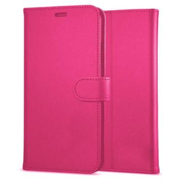 Imagem de Capa Capinha Carteira Para Celular Galaxy J8 - URM, Rosa