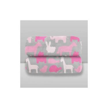 Imagem de Cobertor Donna Laço Bebê Safari - LACO BEBE, 80X110, ROSA BEBE