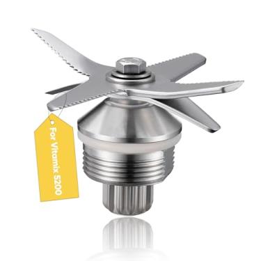 Imagem de OrgaFocus Peças de reposição de lâmina de liquidificador de aço inoxidável para Vitamix 5200, conjunto de lâmina úmida para recipientes de 940 ml e 1,8 g, compatível com o liquidificador Vitamix -