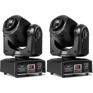 Imagem de Luzes de Palco UKing Moving Head 25W - 8 Gobos, 8 Cores e 11 Canais
