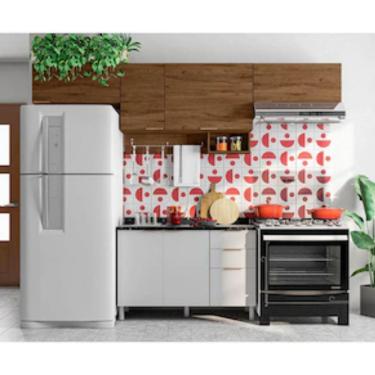 Imagem de Cozinha Completa Bartira Rubi Com 6 Portas 3 Gav E 3 Prate Grapia