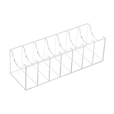 Imagem de DimyFew Organizador de cinto de acrílico para exibição doméstica, suporte de armazenamento para relógios, gravata borboleta e maquiagem