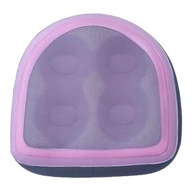 Imagem de Huazzzyi Assentos Para Banheira De Hidromassagem Adultos, Acessórios Infláveis Com Ventosa E Tela, Assento Elevatório Duplo Enchimento Água, Almofada Macia Confortável (Rosa)
