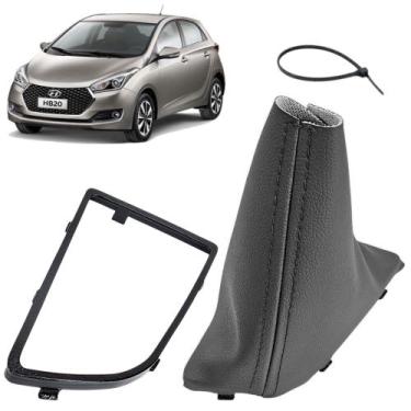 Imagem de Forro Coifa E Aro Suporte Interno Câmbio Automático Hb20 Unique 2016 Á