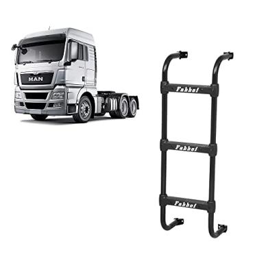 Imagem de Escada Traseiro p MAN TGX até 2015-3 Degraus 1016mm Preto