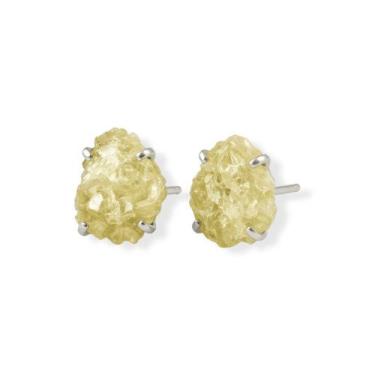 Imagem de Brinco Tarraxa Mica - Cristal Natural, Prata 925