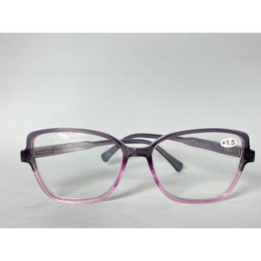 Imagem de Óculos com lupa de Leitura Feminino Grau +1,50, Lente em Acrílico, Armação Moderna e Confortável MOD FXPZ 2315-1,50