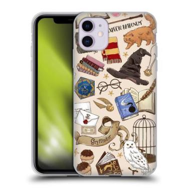 Imagem de Capa de gel macio Head Case Designs Harry Potter iPhone 11