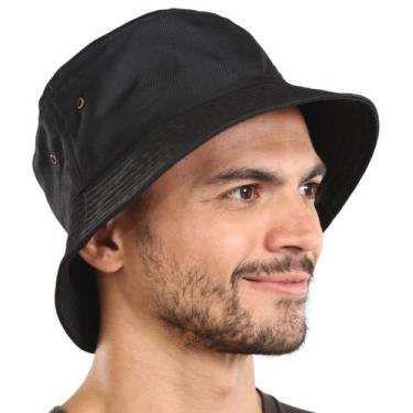 Imagem de Bucket Hat Tough Headwear UPF50+ com proteção solar preta