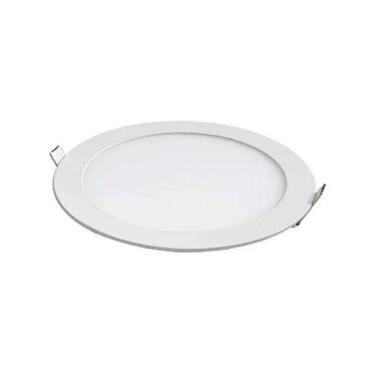 Imagem de Painel Led 22x22 Redondo Branco Embutir 18w 3000k Foxlux