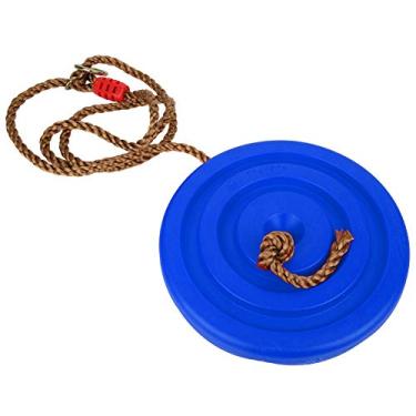 Imagem de SPYMINNPOO Balanço de árvore de Disco, Assento Suspenso, Brinquedo Seguro para Crianças, Interno e Externo, Balanço de Plástico para Pátio, Jardim, Varanda, Camping (#3)