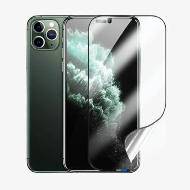 Imagem de Kit 2 Película Nano Gel Protetora de Tela Frontal Cerâmica Transparente Não Quebra Anti Impacto Para iPhone (iPhone 11 Pro Max/Xs Max)