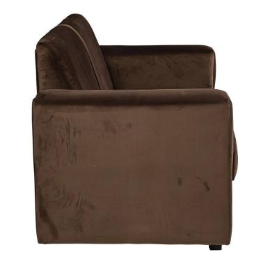 Imagem de Sofa 2 Lugares 1,60m de Veludo Design Minimalista Moderno para Sala de Estar Pequena e Apartamento