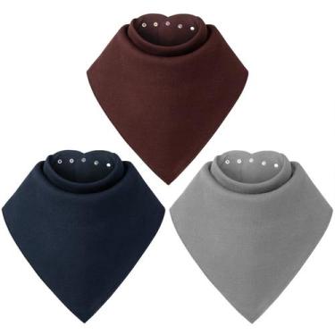 Imagem de Conjunto grande de algodão absorvente para adultos Drool Bibs Baby Noa
