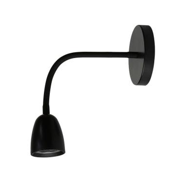 Imagem de Arandela Taschibra Direct 4w Led Integrado Articulada Preta Bivolt 3000k Luz Quente