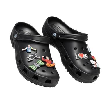 Imagem de Chinelo Babuche Masculino CORFLY Ortopédico em EVA Leve e Antiderrapante com Acessórios Temáticos de Futebol, Confortável para Uso Diário (39/40, Adulto, 39, Faixa Numérico, BR, 40, M)