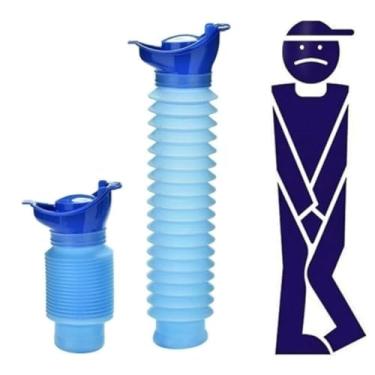 Imagem de Garrafas de xixi portatil urinol, Unissex, mictório de emergência ajustável, 750 ml, vaso sanitário portátil à prova de vazamento para carro,viagem, Camping,mini vaso sanitário