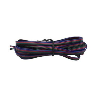 Imagem de Fio Elétrico De 10M 22AWG 2Pin 3Pin 4Pin 5Pin 6Pin Para Fita LED RGB C