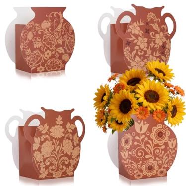 Imagem de 24 Pcs Platos De Barro Mexicanos Cielito Lindo Party Decoration Flower Vase Centerpiece Mexican Paper Gift Boxes Terracotta Clay Pottery Decoration for Tables Wedding Birthday Party Decor