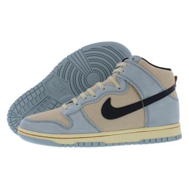 Imagem de Nike Dunk High Retro SE Hemp Hoops masculino (FJ4191-200, grão/pedra-pomes clara/baunilha clara/preto), Bronzeado/cinza vulcânico/preto, 40 BR