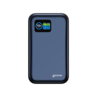 Imagem de Carregador Portátil Geonav PB20K65WBL 20000 mAh, 20000 mAh, Azul