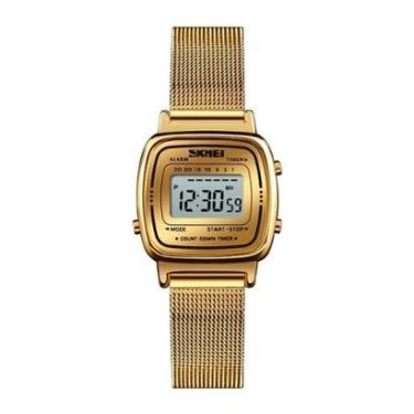 Imagem de Relógio Feminino Skmei Digital 1901 Dourado-Masculino