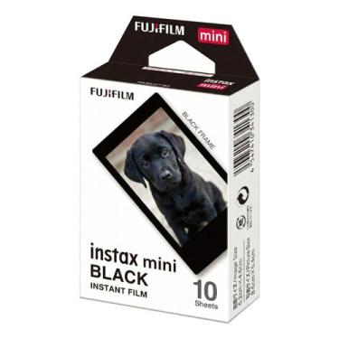 Imagem de Filme Fotográfico Fujifilm Instax Fundo Preto Black 10 Fotos