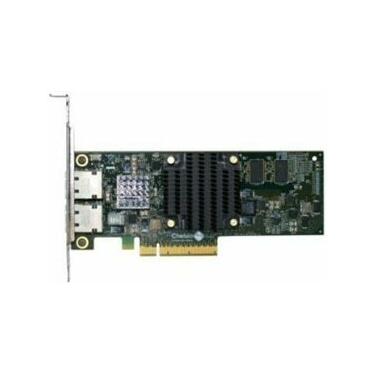 Imagem de placa controladora cartão IO, iSCSI PCI-E, dupla porta, Base-T, perfil baixo - 10 Gb, kit de cliente - V4P96 565-BBCY