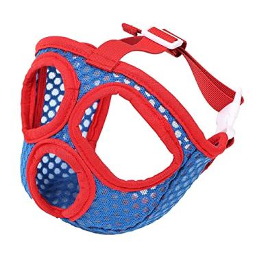 Imagem de Baoblaze Focinheira de cachorro focinheira para cachorro anti mordedura lambendo macio confortável malha leve capa de boca de malha capa de máscara de animal, 38cm x 64cm