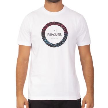 Imagem de Camiseta Rip Curl Circle 10M Filter WT23 Masculina Branco