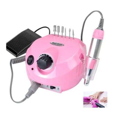 Imagem de Motor Porquinho Lixa Unha Nail Acrigel Profissional Manicure