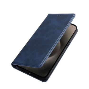 Imagem de Capa magnética de telefone para Samsung Galaxy Note 4 5 8 9 10 Pro 10 Plus 10 Lite Capa flip com compartimentos para cartões Capa carteira de couro, azul, para Samsung Note 10