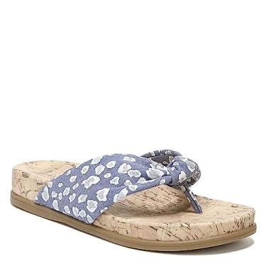 Imagem de LifeStride Sandália feminina Happy, Leopardo jeans, 7