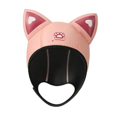 Imagem de Pegciuho Capuz de Mergulho Capuz Térmico Neoprene Wetsuit Capuz Capuz Headwear Capuz de Mergulho Chapéu de Natação Chapéu de Surf para Canoagem Mergulho Subaqu, Rosa