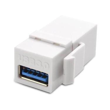 Imagem de Keystone Usb 3.0 Para Espelho Branco - Solução