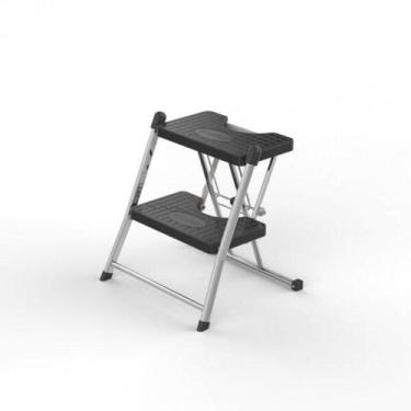 Imagem de Escada Dobrável 2 Degraus UG Anodilar
