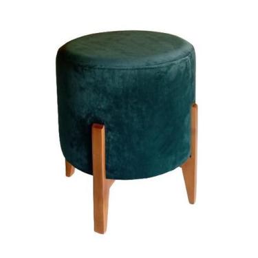 Imagem de Puff  Redondo Luxo Thor Várias Cores - DORA BELA, 0130 Verde Musgo