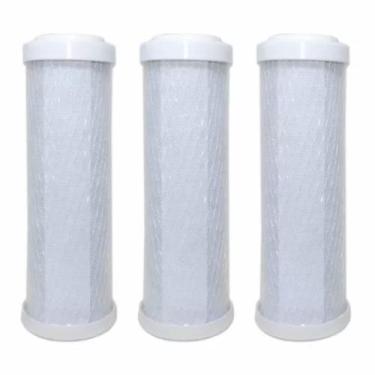 Imagem de Kit Com 3 Refil Carvão Ativo Para Filtro Cavalete 9 3/4 Wfs