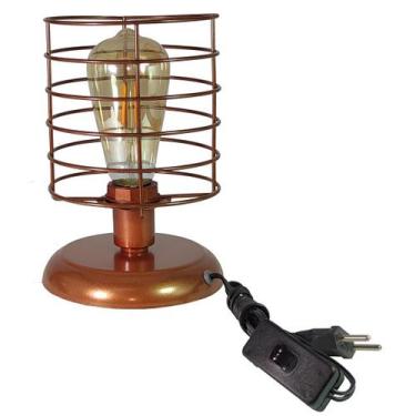 Imagem de Abajur Aramado Chochin Cobre Sala Quarto cozinha banheiro - CM GLASS -