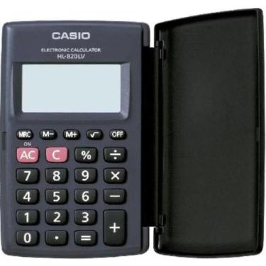 Imagem de Calculadora de Bolso 8 Digitos com Tampa Preta - Casio