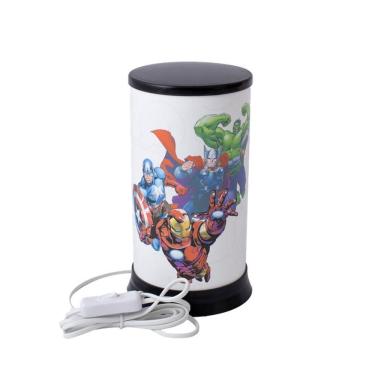 Imagem de Luminária De Mesa Hug Marvel Vingadores Heróis 24Cm Modelos