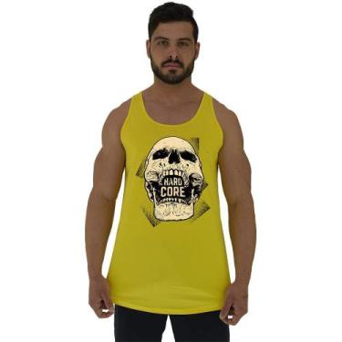 Imagem de Regata Longline Estampada Masculina MXD Conceito Caveira Hardcore, GG,
