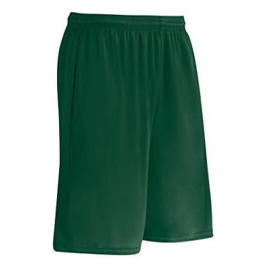 Imagem de CHAMPRO Short de poliéster Clutch Z-Cloth Dri Gear, juvenil GG, verde floresta