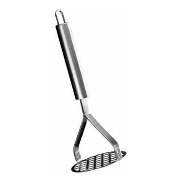 Imagem de Amassador Batatas Legumes Feijão Aço Inox Cabo Reforçado - Kehome