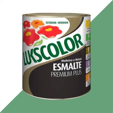 Imagem de Tinta esmalte lukscolor alto brilho 900ml verde primavera